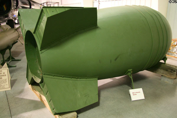 Model of MK 6 Atomic Bomb at Hill Aerospace Museum. UT.