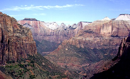 Main valley of Zion National Park. UT.