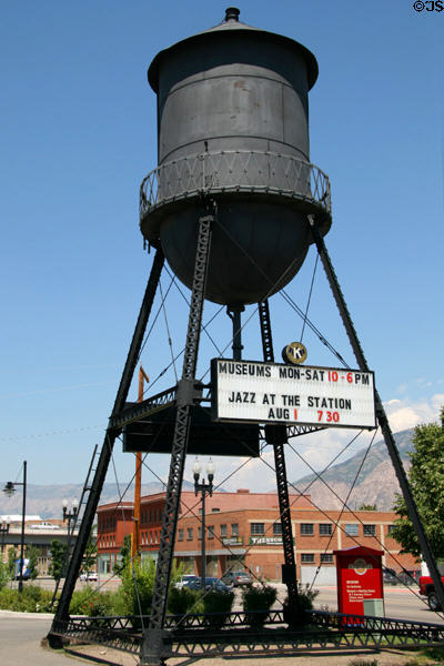 Water tower at Ogden Union Station. Ogden, UT.