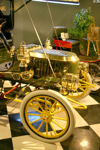 Nose of Stanley Steamer EX Runabout (1907) at Browning-Kimball Car Museum. Ogden, UT.