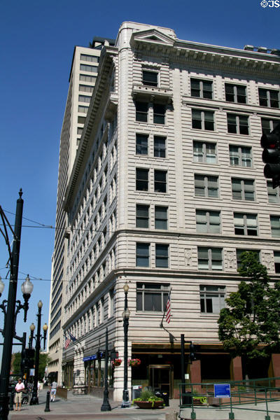 Clift Building over S. Main Street mall. Salt Lake City, UT.