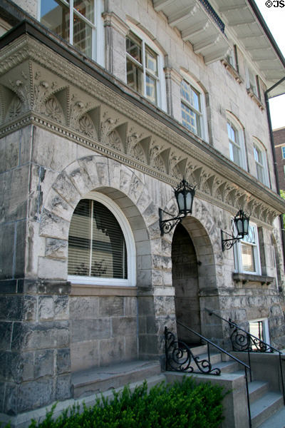 State Street facade of Alta Club. Salt Lake City, UT.