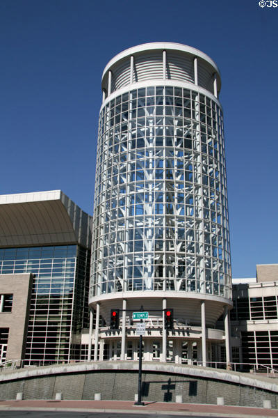 Salt Palace Convention Center glass spire. Salt Lake City, UT.