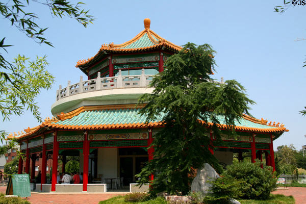Taiwan Friendship Pavilion in Friendship Park. Norfolk, VA.