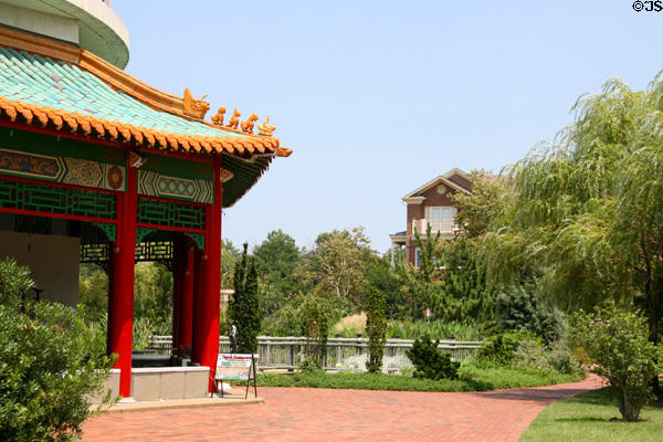 Friendship Park with Taiwan Friendship Pavilion. Norfolk, VA.