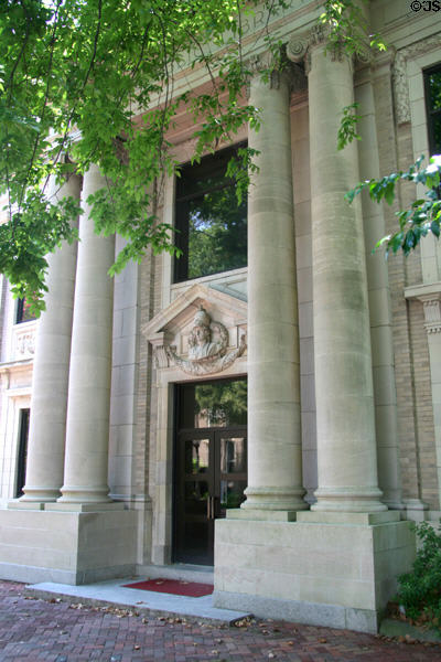 Old Norfolk Public Library (1904) (345 W. Freemason St.). Norfolk, VA. Style: Beaux Arts. Architect: Herbert D. Hale & Henry G. Morse.
