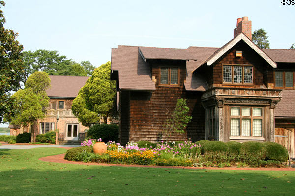 Hermitage Foundation Museum in Tudor home (1908) (7637 North Shore Rd.). Norfolk, VA.