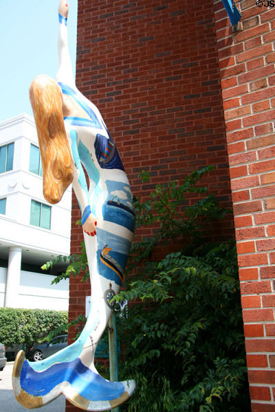 Ship Ahoy street art mermaid by Chris Alexander. Norfolk, VA.