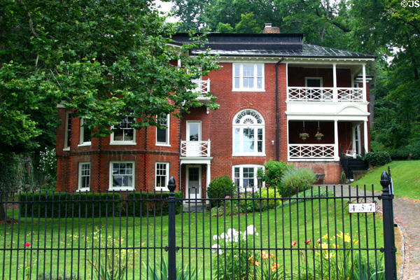 The Oaks (Jed Hotchkiss House) (c1840 & 1888) (437 E. Beverley St.). Staunton, VA.