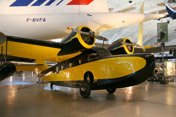 Grumman G-21 Goose (1938) floatplane at National Air & Space Museum. Chantilly, VA.