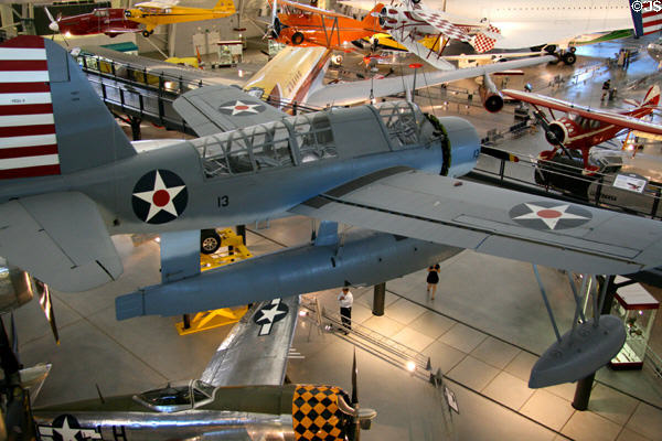 Vought-Sikorsky OS2U-3 Kingfisher (1937) at National Air & Space Museum. Chantilly, VA.