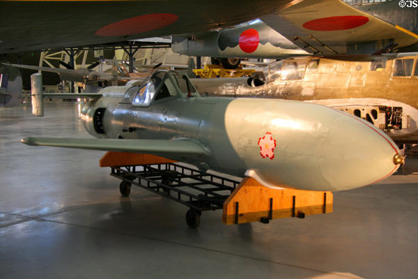 Kugisho MXY7 Ohka Model 22 (Cherry Blossom) (1945) from Japan at National Air & Space Museum. Chantilly, VA.