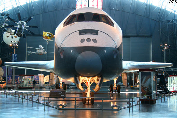 Space Shuttle Enterprise (1977) at National Air & Space Museum. Chantilly, VA.