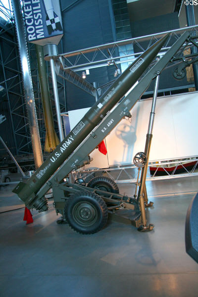 Little John missile (1961) at National Air & Space Museum. Chantilly, VA.
