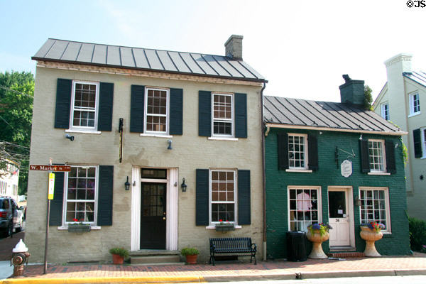 Georgian buildings (26 & 28 W. Market at Wirt Sts.). Leesburg, VA.