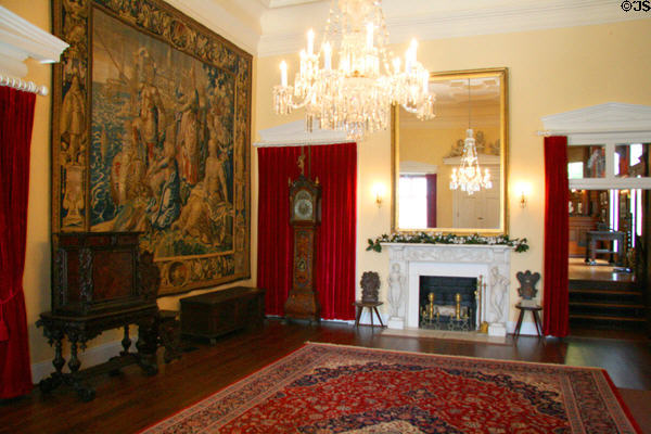Entrance hall of Morven Park. Leesburg, VA.