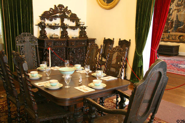 Dining room at Morven Park. Leesburg, VA.