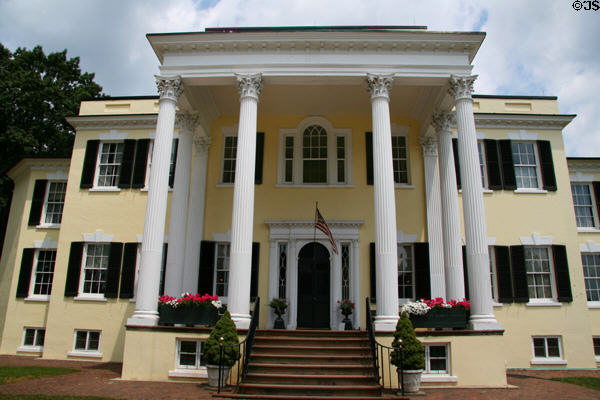 Oatlands (1804) (Oatlands Plantation Lane). Leesburg, VA. Style: Greek Revival. On National Register.