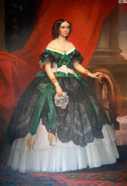 Portrait of Katherine Powell Carter at Oatlands. Leesburg, VA.