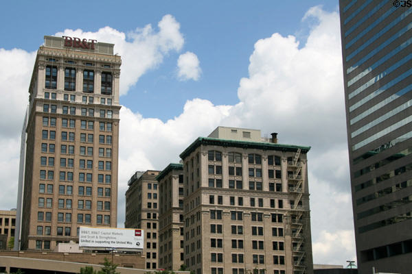 BB&T Bank & Mutual Buildings on Richmond Skyline. Richmond, VA.