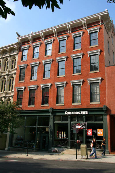 Heritage Italianate commercial building (1203-5 E. Main St.). Richmond, VA. Style: Italianate.