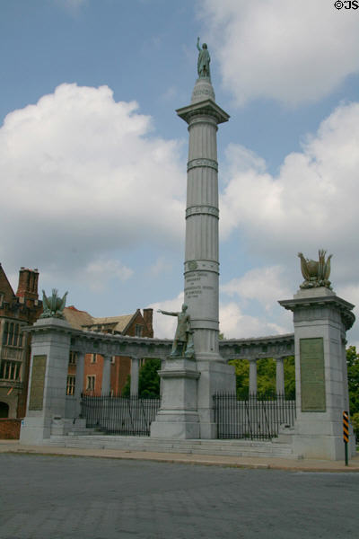 Jefferson Davis, president of Confederacy monument (1907) by Edward V. Valentine on Monument Ave. Richmond, VA.
