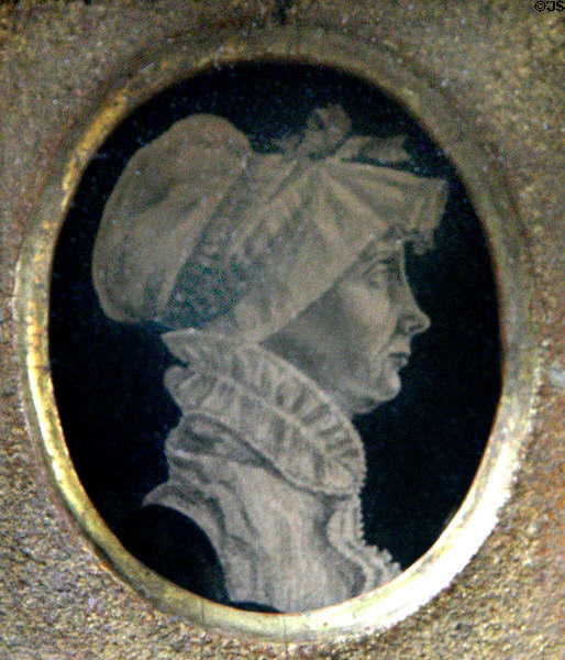 Drawing (c1825) of Mary Ambler Marshall by Thomas Marshall at John Marshall House. Richmond, VA.