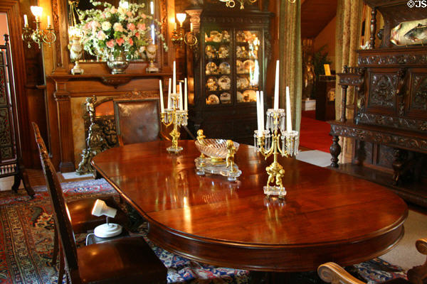 Dining room of Maymont Mansion. Richmond, VA.