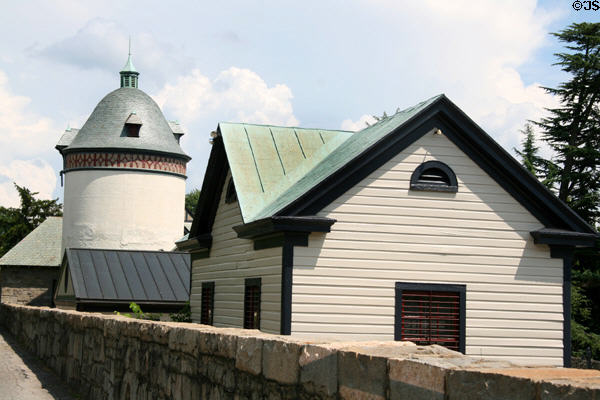 Service buildings at Maymont. Richmond, VA.