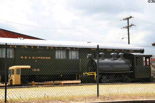 Saddleback locomotive at Old Dominion Railway Museum. Richmond, VA.
