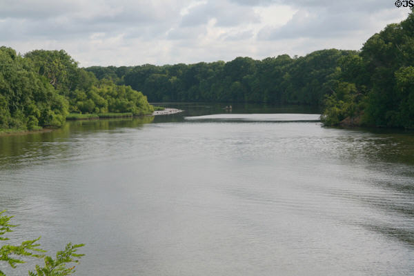 View of James River from Henricus. VA.