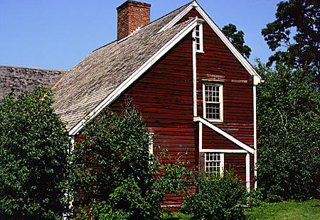 Early American heritage building at Shelburne Museum. VT.