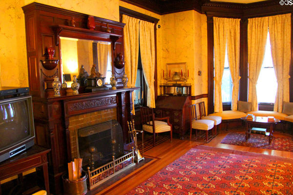 TV room at Marsh-Billings-Rockefeller Mansion. Woodstock, VT.