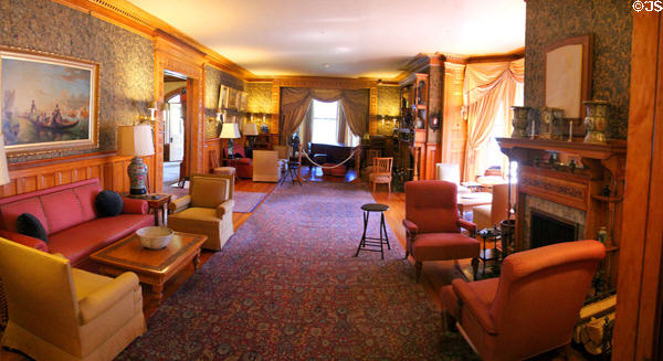 Parlor at Marsh-Billings-Rockefeller Mansion. Woodstock, VT.