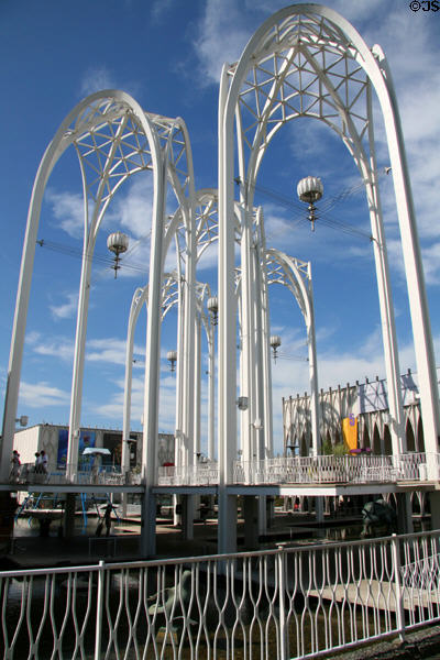 Pacific Science Center lacework canopies. Seattle, WA.