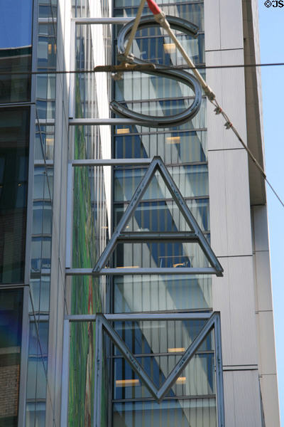 SAM sign on new wing of Seattle Art Museum. Seattle, WA.