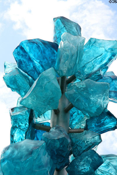 Details of Chihuly's Crystal Towers. Tacoma, WA.