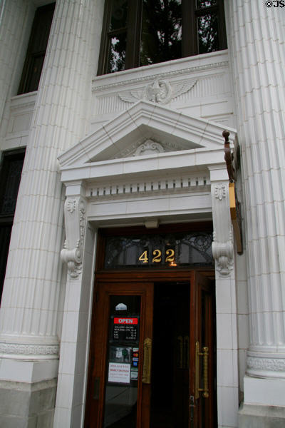 Olympia National Bank (1915) (422 Capitol Way SE). Olympia, WA. Style: neo-Classical. On National Register.