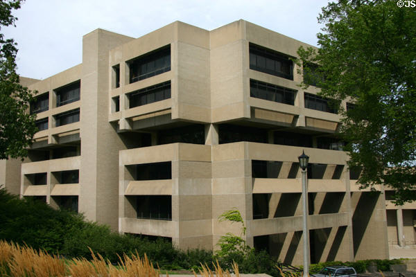 Helen C. White Hall detail at University of Wisconsin. Madison, WI.