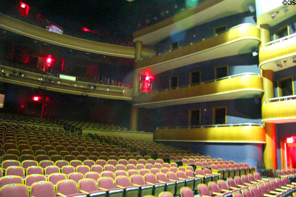 Performance hall auditorium at Clay Center for The Arts & Sciences. Charleston, WV.