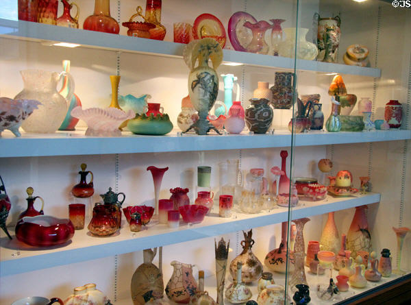 Glass gallery at Huntington Museum of Art. Huntington, WV.