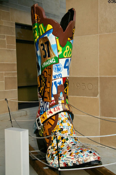 Licensed to Boot street art by Connie Norman, Chad Blakely & students. Cheyenne, WY.
