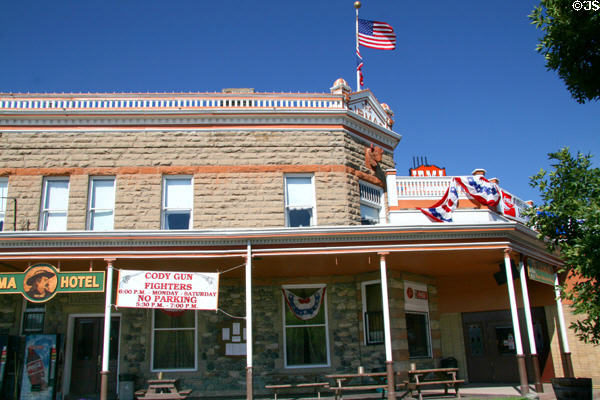 Irma Hotels frontier veranda. Cody, WY.