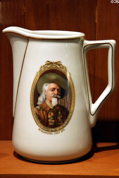 Pitcher for Burlington Cody Inn built by CB&Q railroad (1924) at Buffalo Bill Center of the West. Cody, WY.