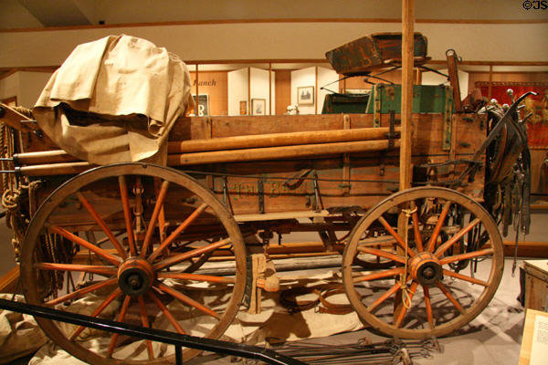 Bed Wagon (1938) converted from grain wagon at Buffalo Bill Center of the West. Cody, WY.