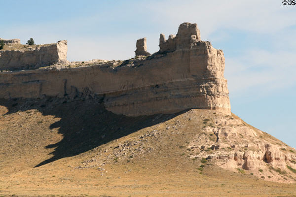 Saddle Rock at Scotts Bluff National Monument. WY.