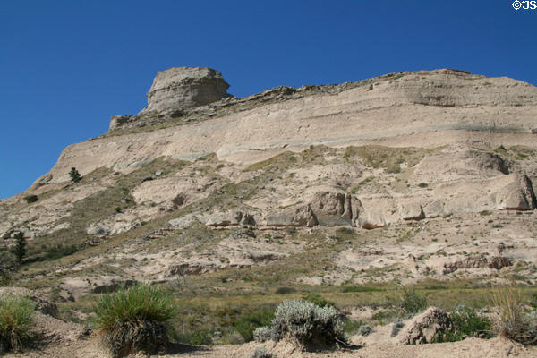 Crown Rock at Scotts Bluff National Monument. WY.