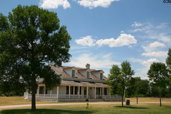 Captain's Quarters (1870) at Fort Laramie National Historic Site. WY.