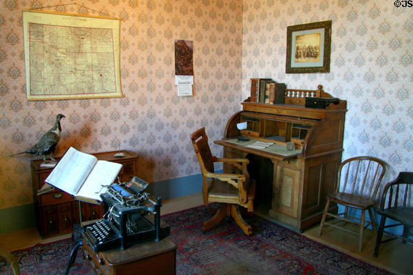 Warden's office in Wyoming Territorial Prison. Laramie, WY.