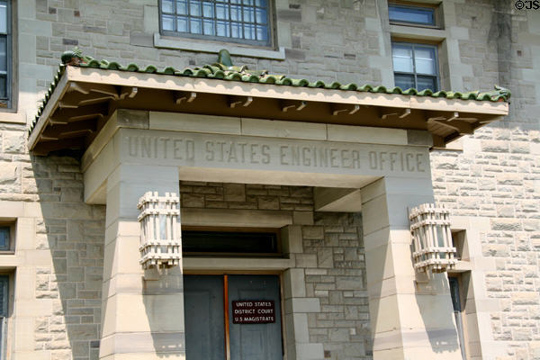 United States Engineer Office now District Court at Yellowstone National Park. WY.